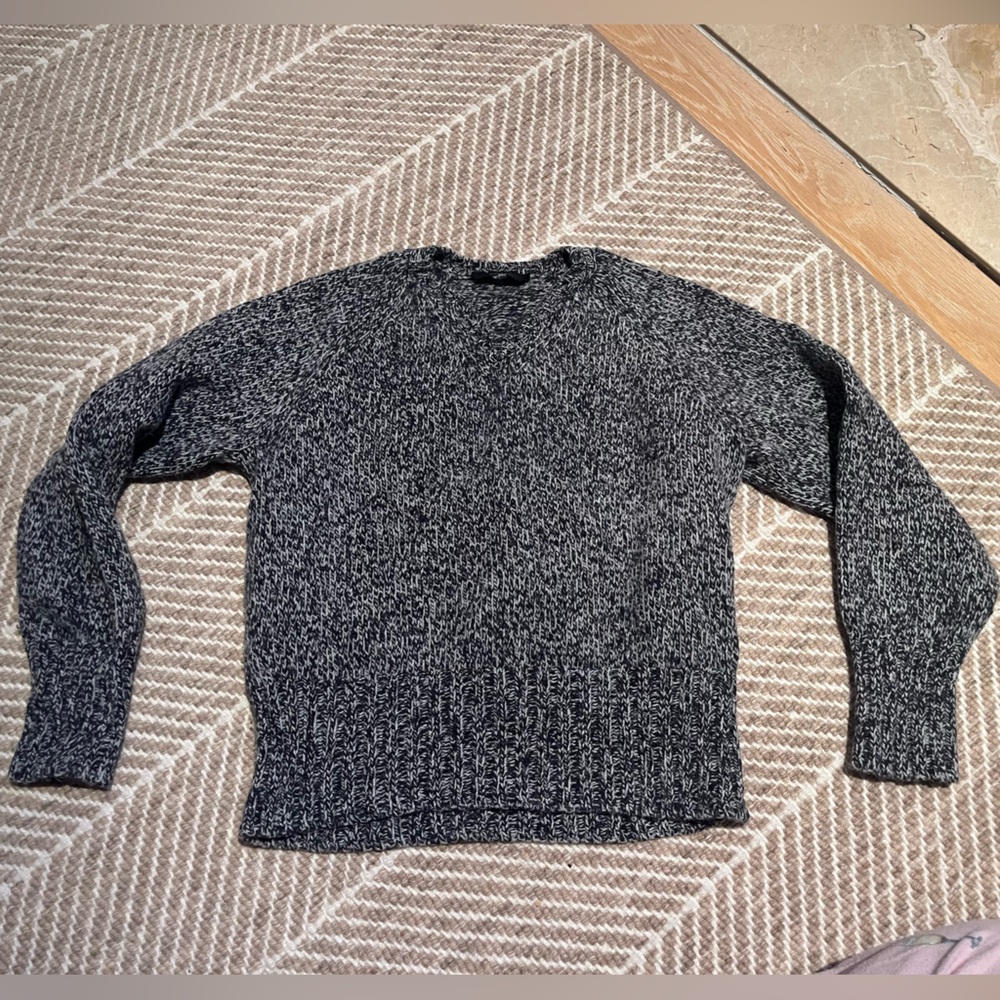 MaxMara blue white Gray Sweater heathered